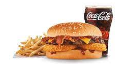 carl's jr Western Bacon Cheeseburger Combo