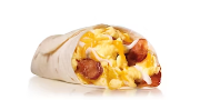 Carl's Jr Bacon, Egg, and Cheese Burrito