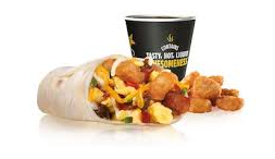 Carl's jr Loaded Breakfast Burrito Combo