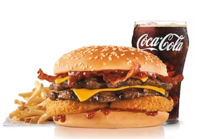 Carl’s Jr Double Western Bacon Cheeseburger® Combo