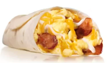 Bacon, Egg, And Cheese Burrito